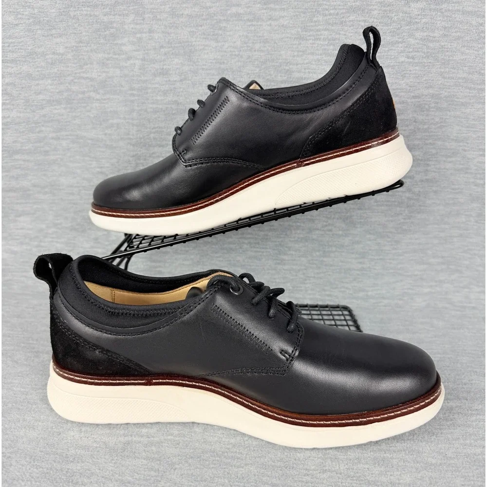 Samuel Hubbard Rafael Lace Up Shoes Mens 9.5 M Black Leather Sneakers